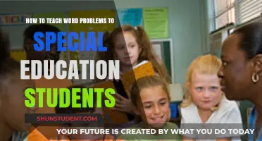 Effective Strategies for Teaching Word Problems to Special Education Students