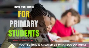 Engaging Strategies to Teach Writing Skills to Primary Students