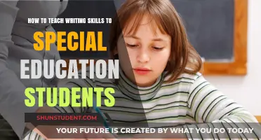 Empowering Special Education Students: Effective Strategies for Teaching Writing Skills