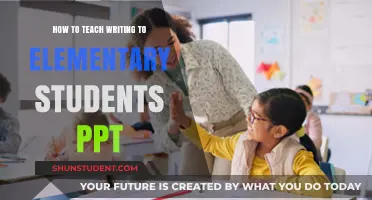 Effective Strategies for Teaching Writing to Elementary Students via PPT
