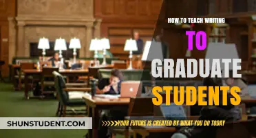 Effective Strategies for Teaching Graduate Students Advanced Writing Skills