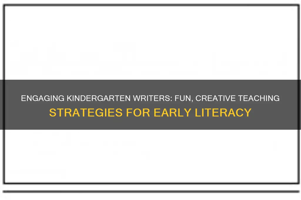 how to teach writing to kindergarten students
