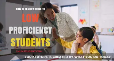 Empowering Struggling Writers: Effective Strategies for Teaching Low Proficiency Students