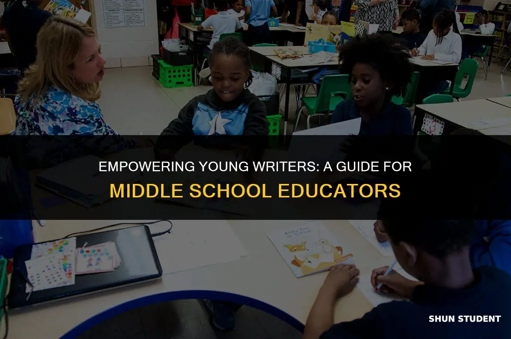 how to teach writing to middle school students