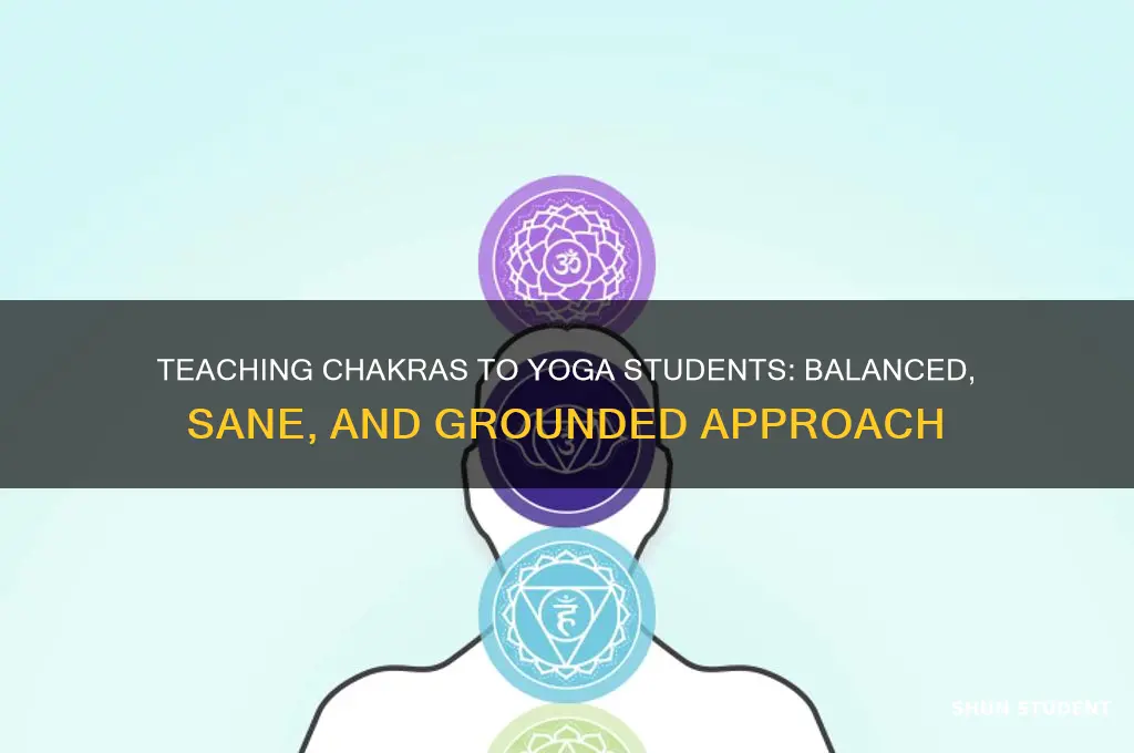 how to teach yoga students about chakras without sounding insane