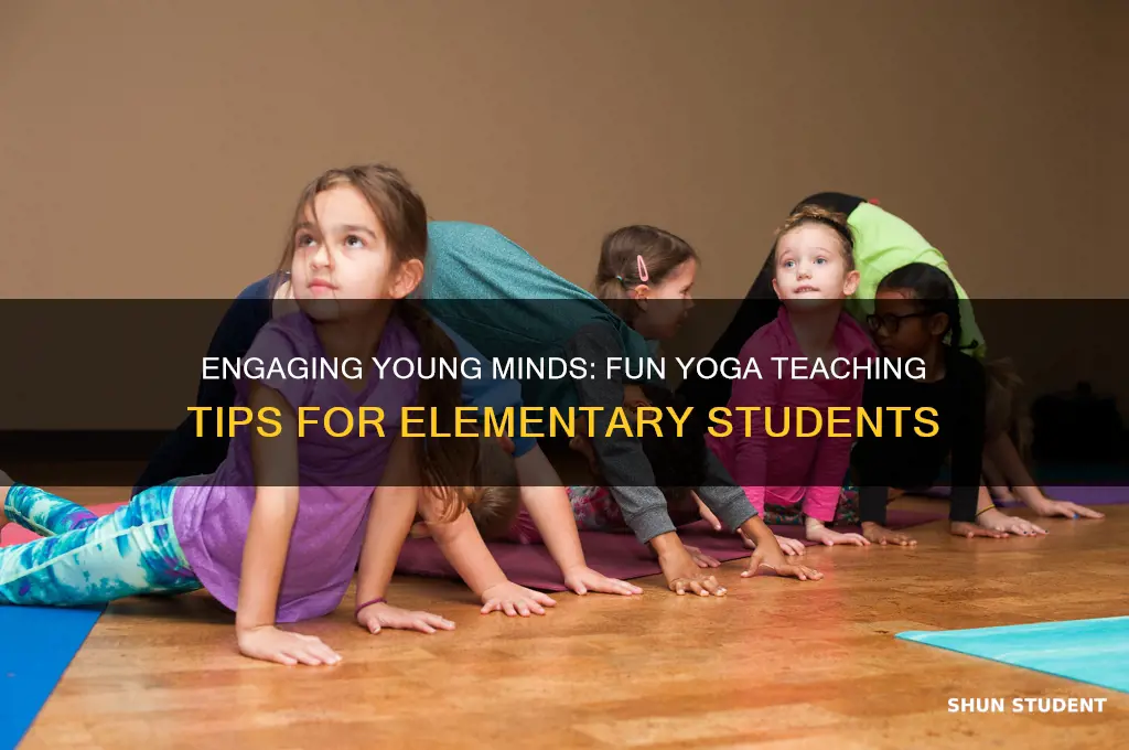how to teach yoga to elementary students