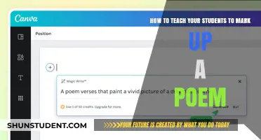 Unlocking Poetry: Teaching Students Effective Poem Markup Techniques