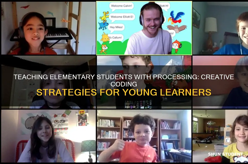 how to teaching elementary students with processing