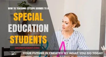 Effective Strategies for Teaching Letter Sounds to Special Education Students