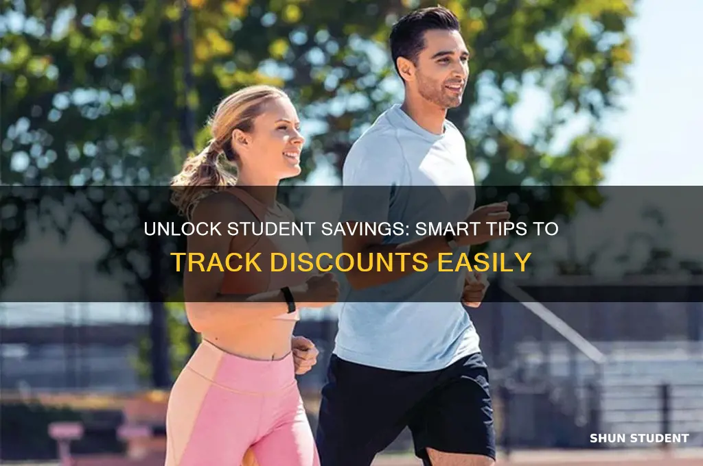 how to track for student discount