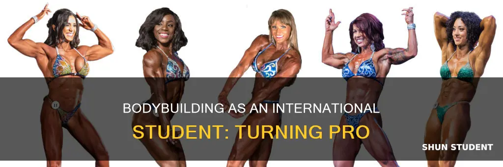 how to turn pro in bodybuilding as an international student