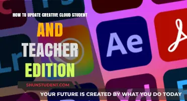 Updating Adobe Creative Cloud Student & Teacher Edition: A Step-by-Step Guide