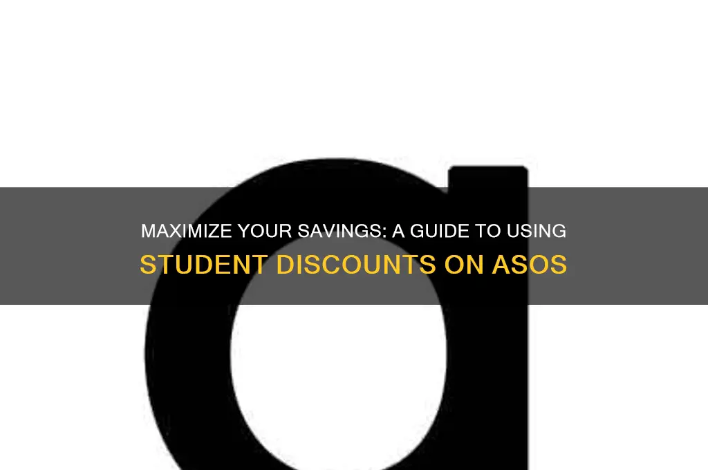 how to use 10 student discount on asos