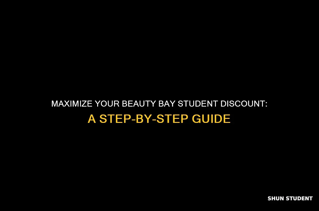 how to use beauty bay student discount