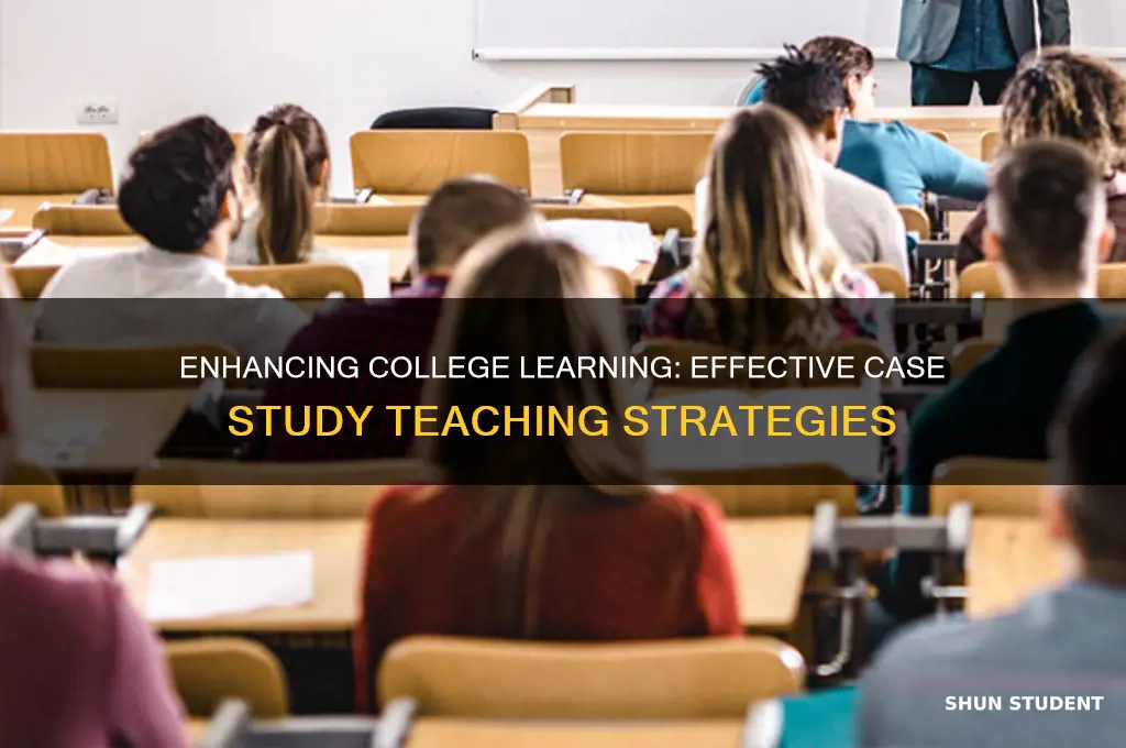 how to use case studies for teaching college students