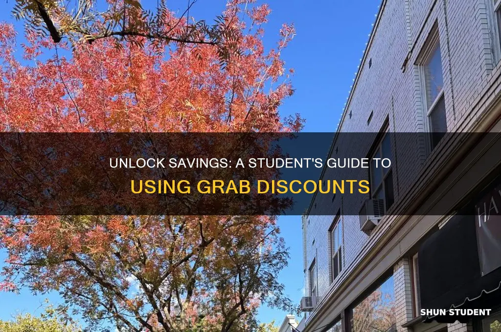 how to use grab student discount