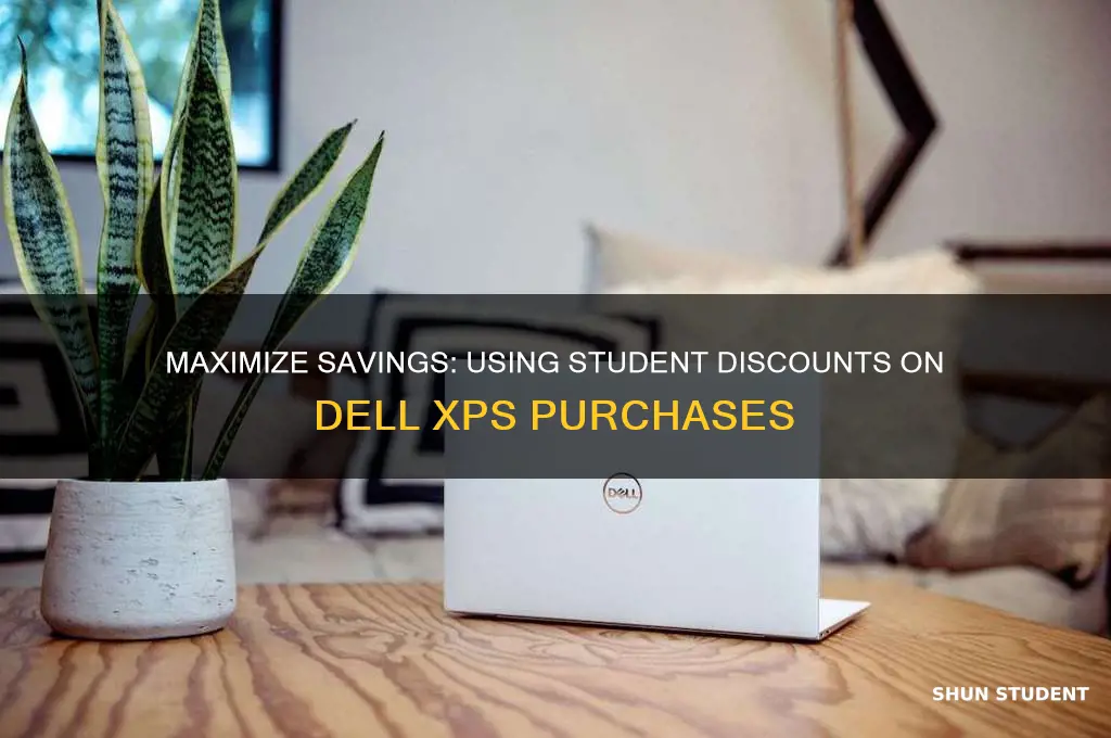 how to use student discount dell xpos