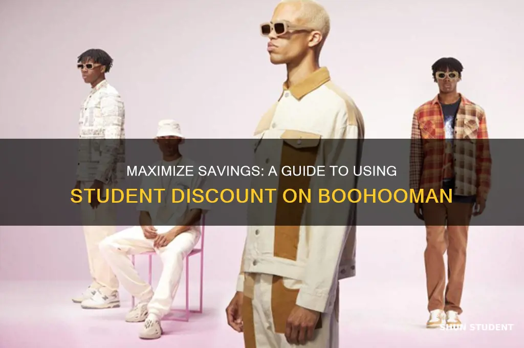 how to use student discount on boohooman
