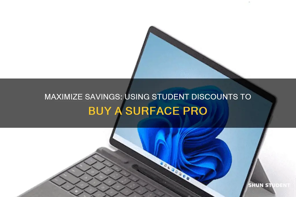 how to use student discount when buying surface pro