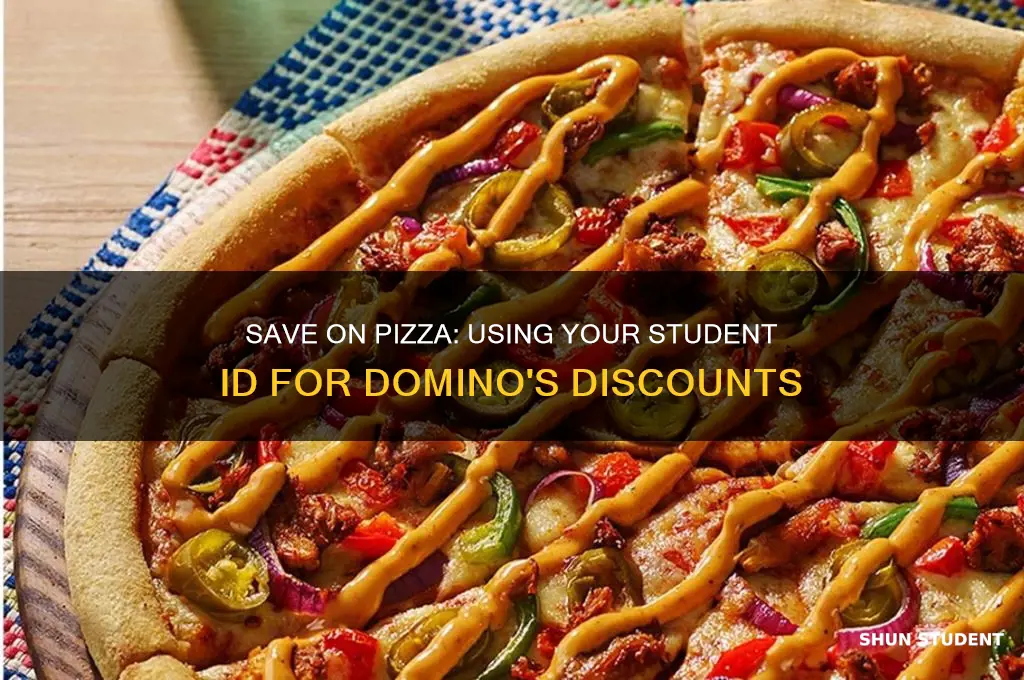 how to use student id to pay for dominos