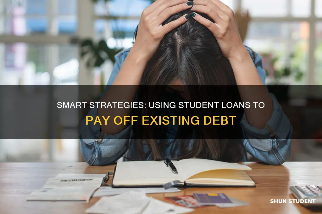 how to use student loan to pay debt