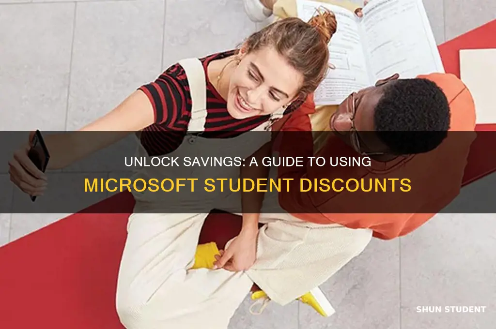 how to use the microsoft student discount
