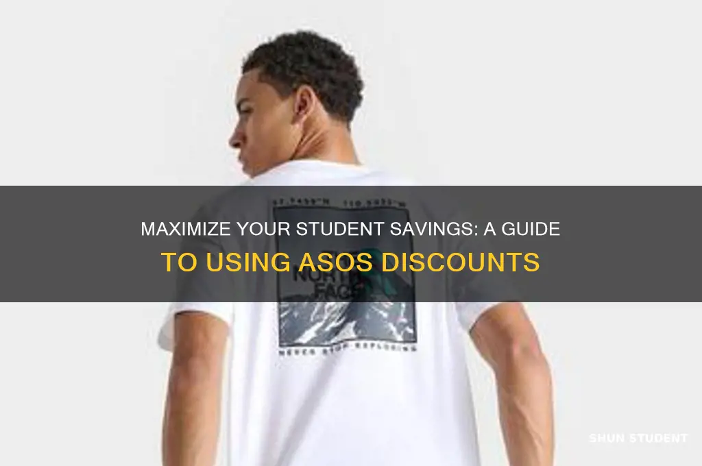 how to use your student discount on asos