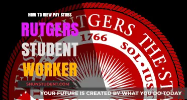 Rutgers Student Workers: Access and View Your Pay Stubs Easily