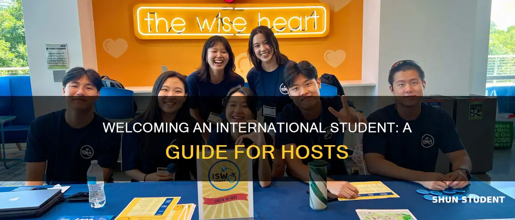 how to welcome an international student into home