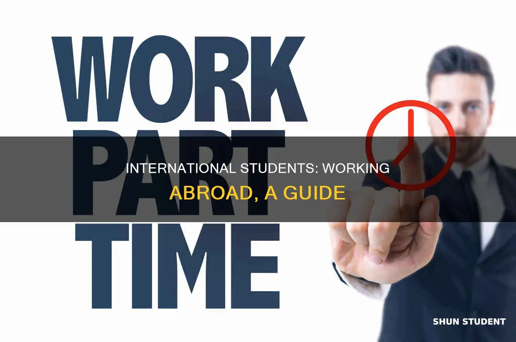 how to work as an international student