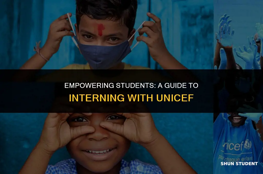 how to work for unicef as a student
