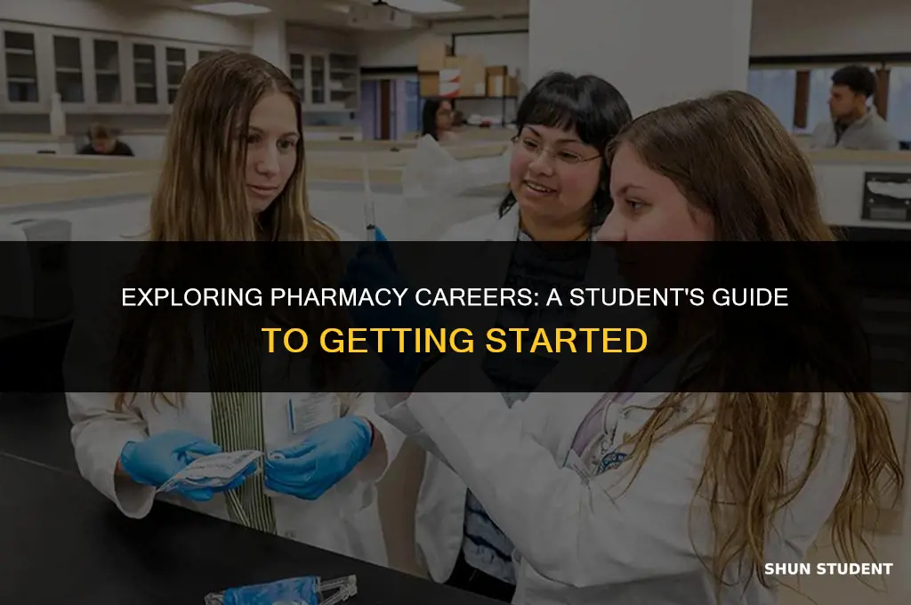 how to work in a pharmacy as a student