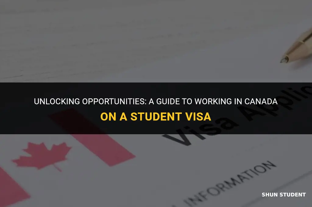 how to work in canada with a student visa