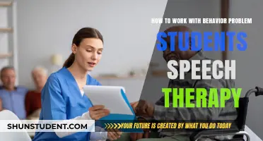 Strategies for Speech Therapy with Students Exhibiting Behavior Challenges