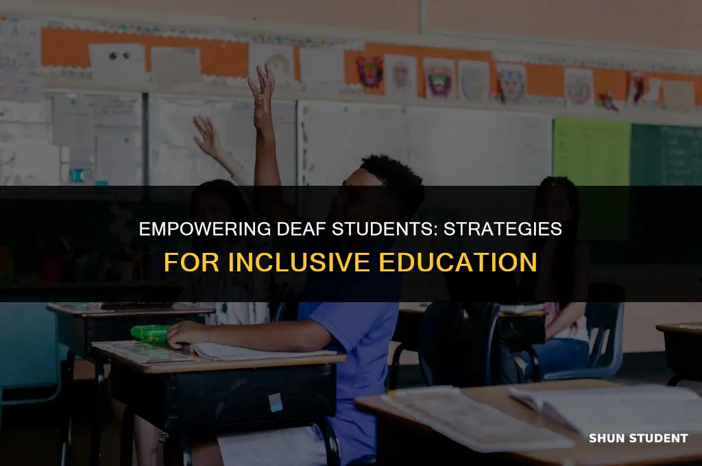 how to work with deaf students