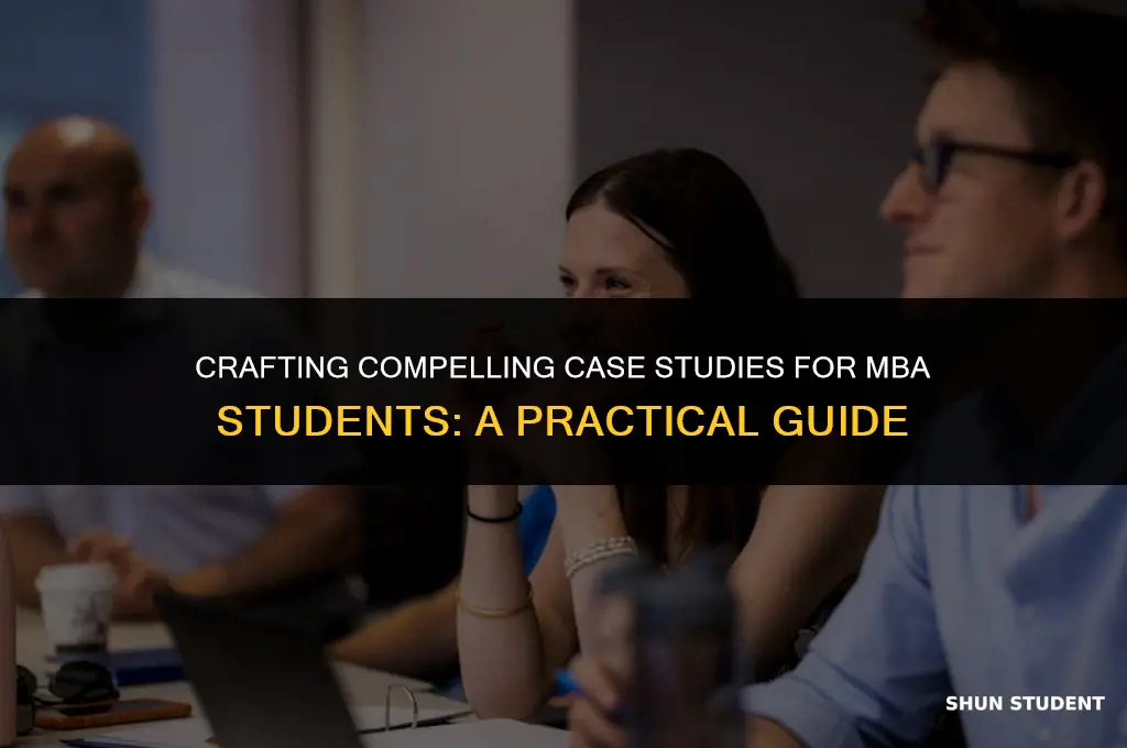 how to write a case study for mba students