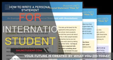 Crafting Personal Statements: A Guide for International Students