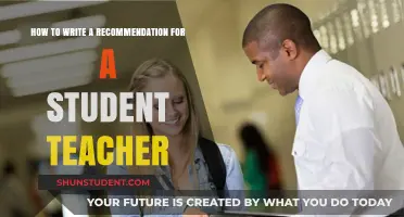 Crafting Effective Student Teacher Recommendations: A Comprehensive Guide for Mentors