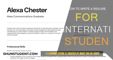 Crafting Resumes: A Guide for International Students