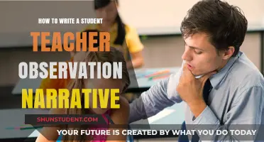 Mastering Student Teacher Observation Narratives: A Comprehensive Writing Guide