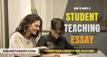 Mastering the Art of Writing a Student Teaching Essay