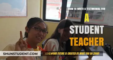 Crafting Impactful Testimonials: A Guide for Student Teacher Evaluations