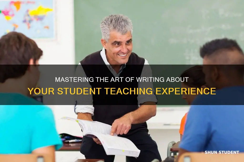 how to write about student teaching