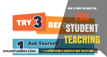 Crafting Your Student Teaching About Me: Tips and Examples