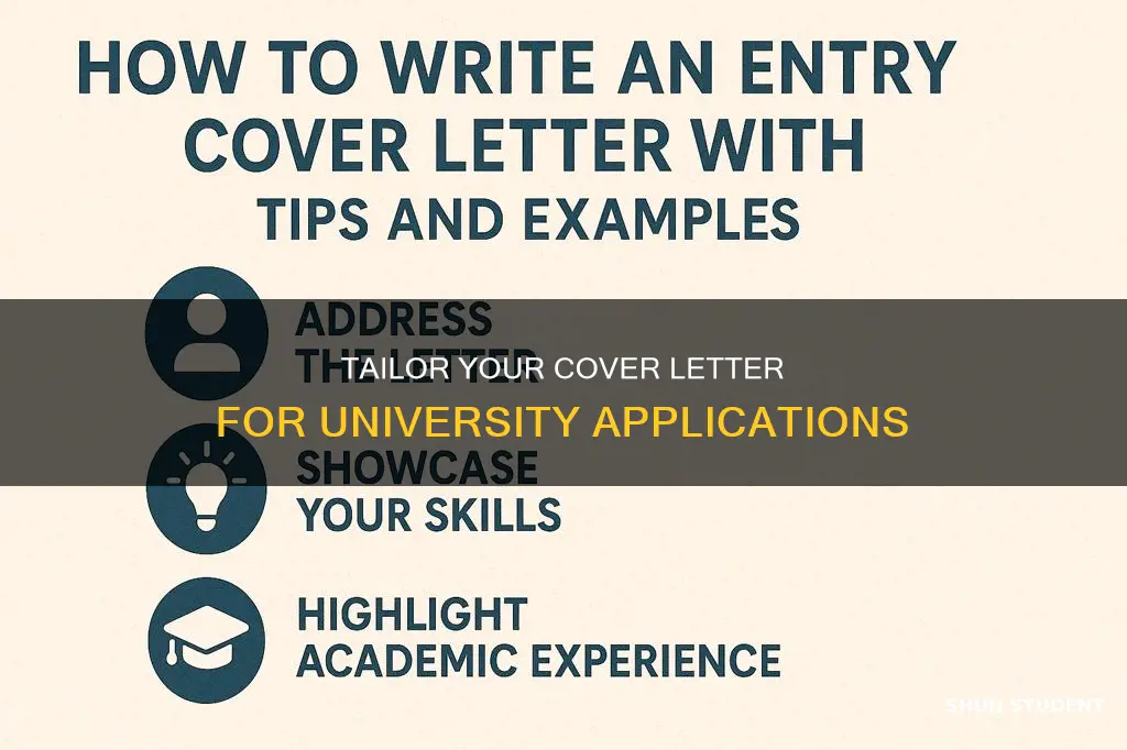 how to write responsive cover letter for university students