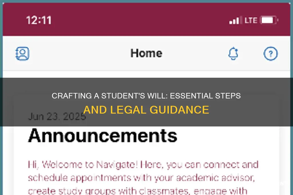 how to write the students will