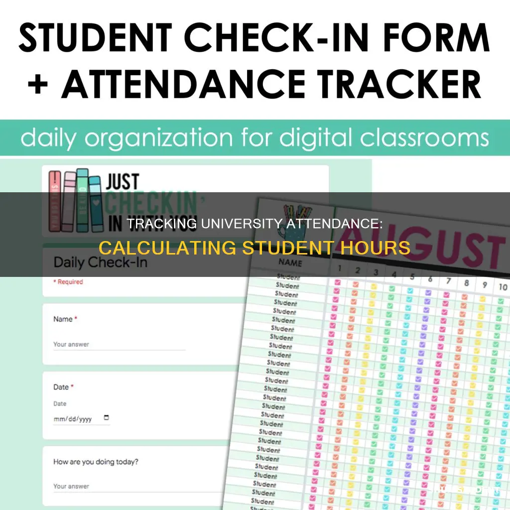 how to you calculate hours of university student attendance