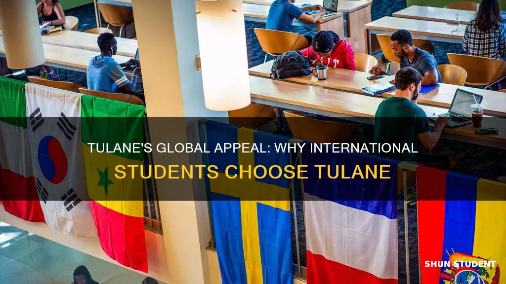how tulane attract international studenta