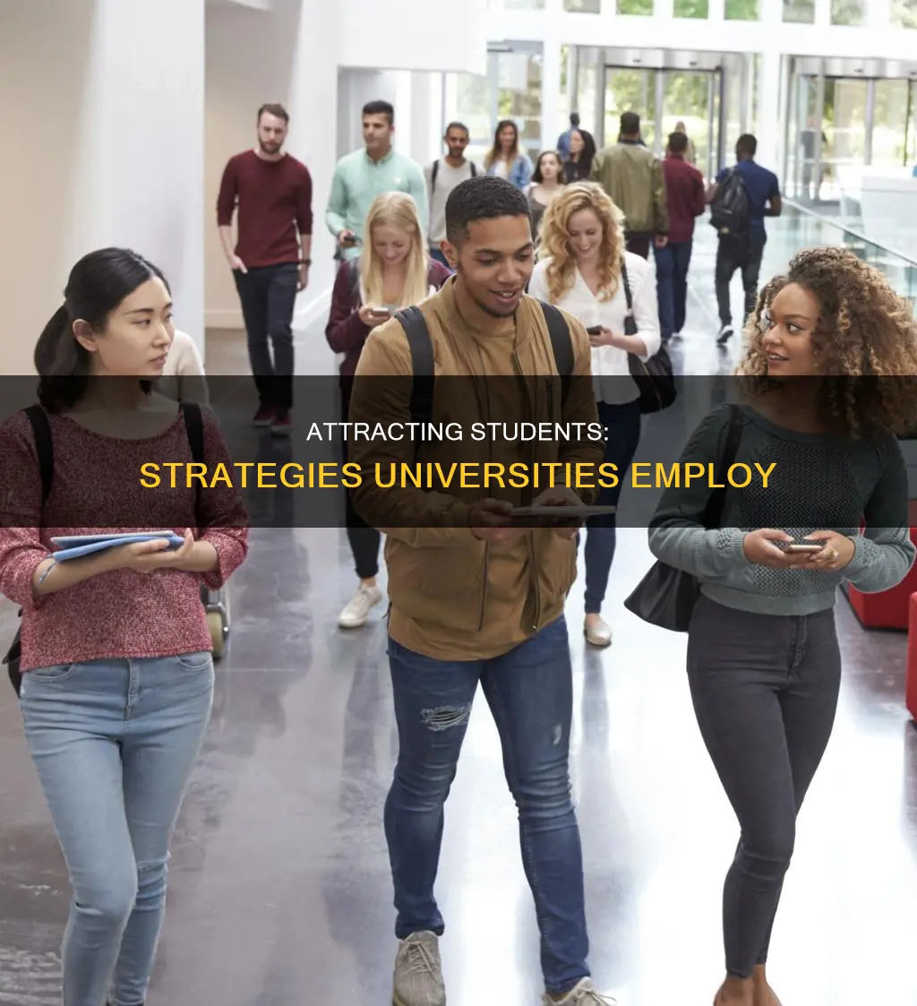 how universities attract students