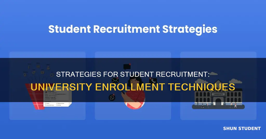 how universities recruit students